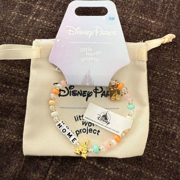 Little Words Project Jewelry - Disney Bracelet “Home” Castle Stretch Bracelet 2025 Little Words